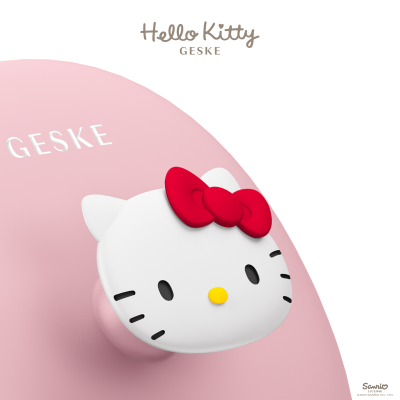 Щітка для обличчя GESKE Facial Brush З в 1 by Hello Kitty рожевий з тримачем 