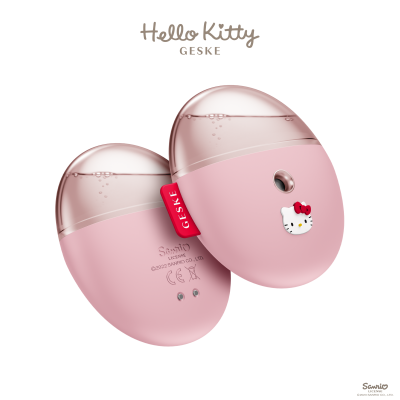 Електронний освіжувач для зволоження обличчя GESKE Facial Hydration Refresher 4 в 1 by Hello Kitty рожевий