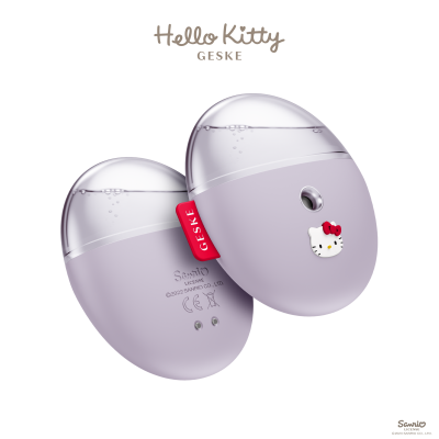 Електронний освіжувач для зволоження обличчя GESKE Facial Hydration Refresher 4 в 1 by Hello Kitty фіолетовий