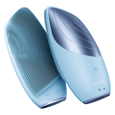Електронна звукова термо щітка для обличчя GESKE Sonic Thermo Facial Brush 6 в 1 аквамарин Електронна звукова термо щітка для обличчя GESKE Sonic Thermo Facial Brush 6 в 1 аквамарин