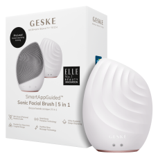 Електронна звукова щітка для обличчя GESKE Sonic Facial Brush 5 в 1 пудровий