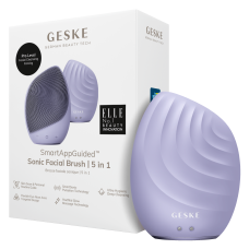 Електронна звукова щітка для обличчя GESKE Sonic Facial Brush 5 в 1 фіолетовий