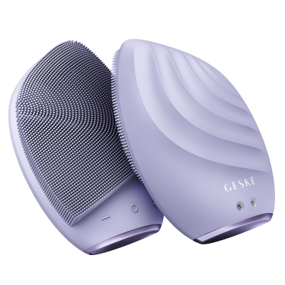 Електронна звукова щітка для обличчя GESKE Sonic Facial Brush 5 в 1 фіолетовий Електронна звукова щітка для обличчя GESKE Sonic Facial Brush 5 в 1 фіолетовий