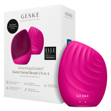 Електронна звукова щітка для обличчя GESKE Sonic Facial Brush 5 в 1 пурпуровий
