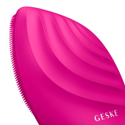Електронна звукова щітка для обличчя GESKE Sonic Facial Brush 5 в 1 пурпуровий