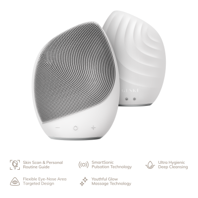 Електронна звукова щітка для обличчя GESKE onic Facial Brush 5 в 1 білий