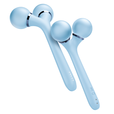 Електронний звуковий ролик для обличчя та тіла GESKE Sonic Facial & Body Roller 4 в 1 аквамарин Електронний звуковий ролик для обличчя та тіла GESKE Sonic Facial & Body Roller 4 в 1 аквамарин