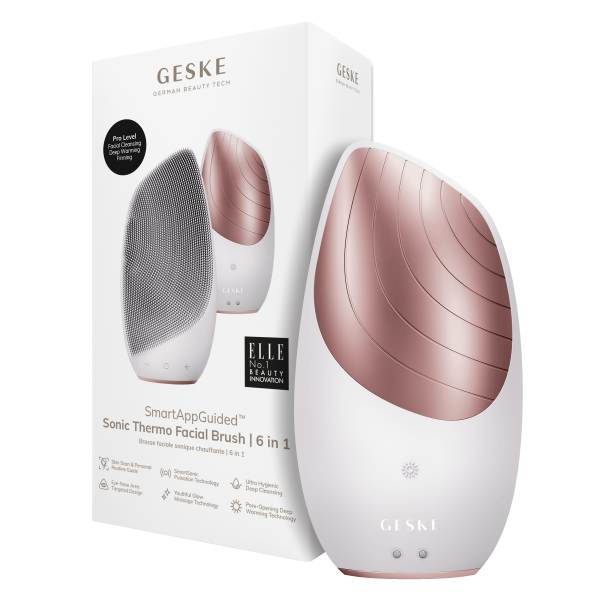Електронна звукова термо щітка для обличчя GESKE Sonic Thermo