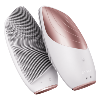Електронна звукова термо щітка для обличчя GESKE Sonic Thermo Facial Brush 6 в 1 пудровий Електронна звукова термо щітка для обличчя GESKE Sonic Thermo Facial Brush 6 в 1 пудровий