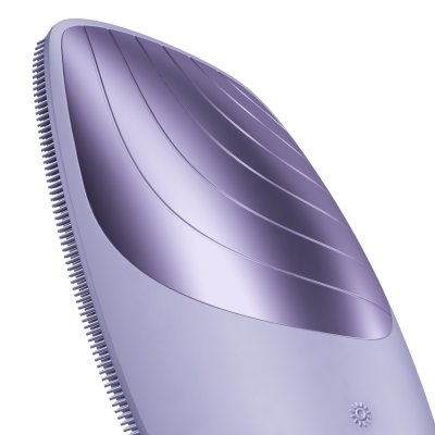 Електронна звукова термо щітка для обличчя GESKE Sonic Thermo Facial Brush 6 в 1 фіолетовий