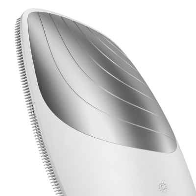 Електронна звукова термо щітка для обличчя GESKE Sonic Thermo Facial Brush 6 в 1 білий