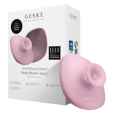 Щітка для тіла GESKE Body Brush 4 в 1 рожевий