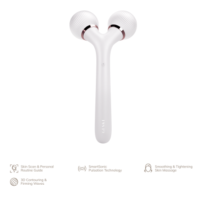 Електронний звуковий ролик для обличчя та тіла GESKE Sonic Facial & Body Roller 4 в 1 аквамарин Електронний звуковий ролик для обличчя та тіла GESKE Sonic Facial & Body Roller 4 в 1 аквамарин